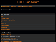 Tablet Screenshot of amtguns.info